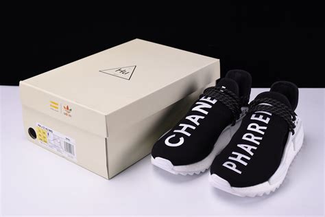 chanel pharrell adidas fake|adidas human race pharrell x chanel.